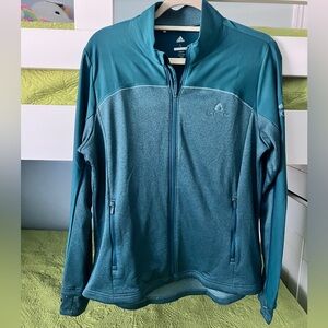 Adidas Golf Women's Go-To Adapt Jacket Teal Full-Zip Women's Jacket La Costa Lg